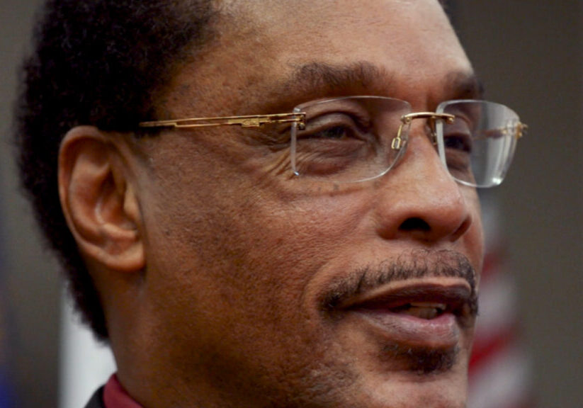 closeup of man with moustache