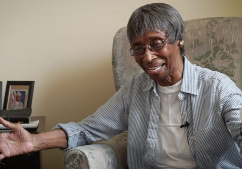 Older woman laughing