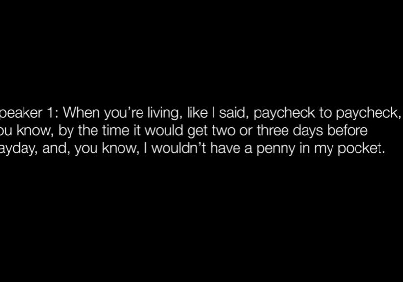 living paycheck to paycheck